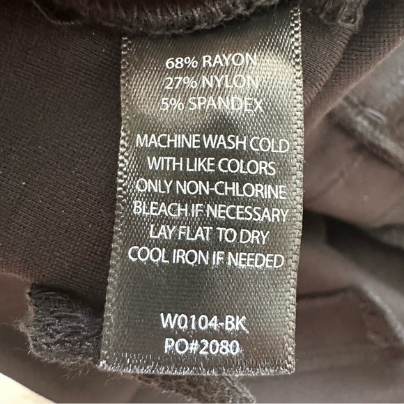 Betabrand Pants Boot-Cut Classic Dress Pant Yoga Pants Black Short Petite M - Picture 9 of 12